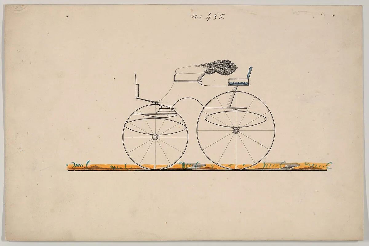 Design for Sporting Wagon, no. 488 — Brewster & Co.