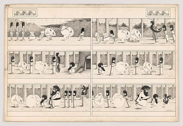 Dummy for "The Wigglemuch" Comic Strip, Number 16 (not published by The New York Herald) — Herbert E. Crowley