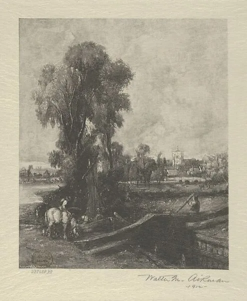 The Lock, after Constable — Walter Monteith Aikman|John Constable