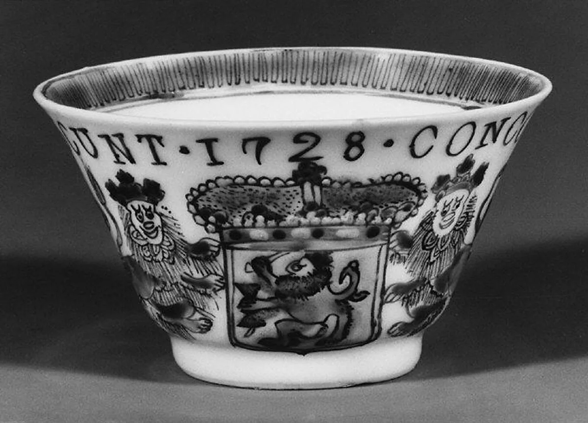 Cup and two saucers — Unknown