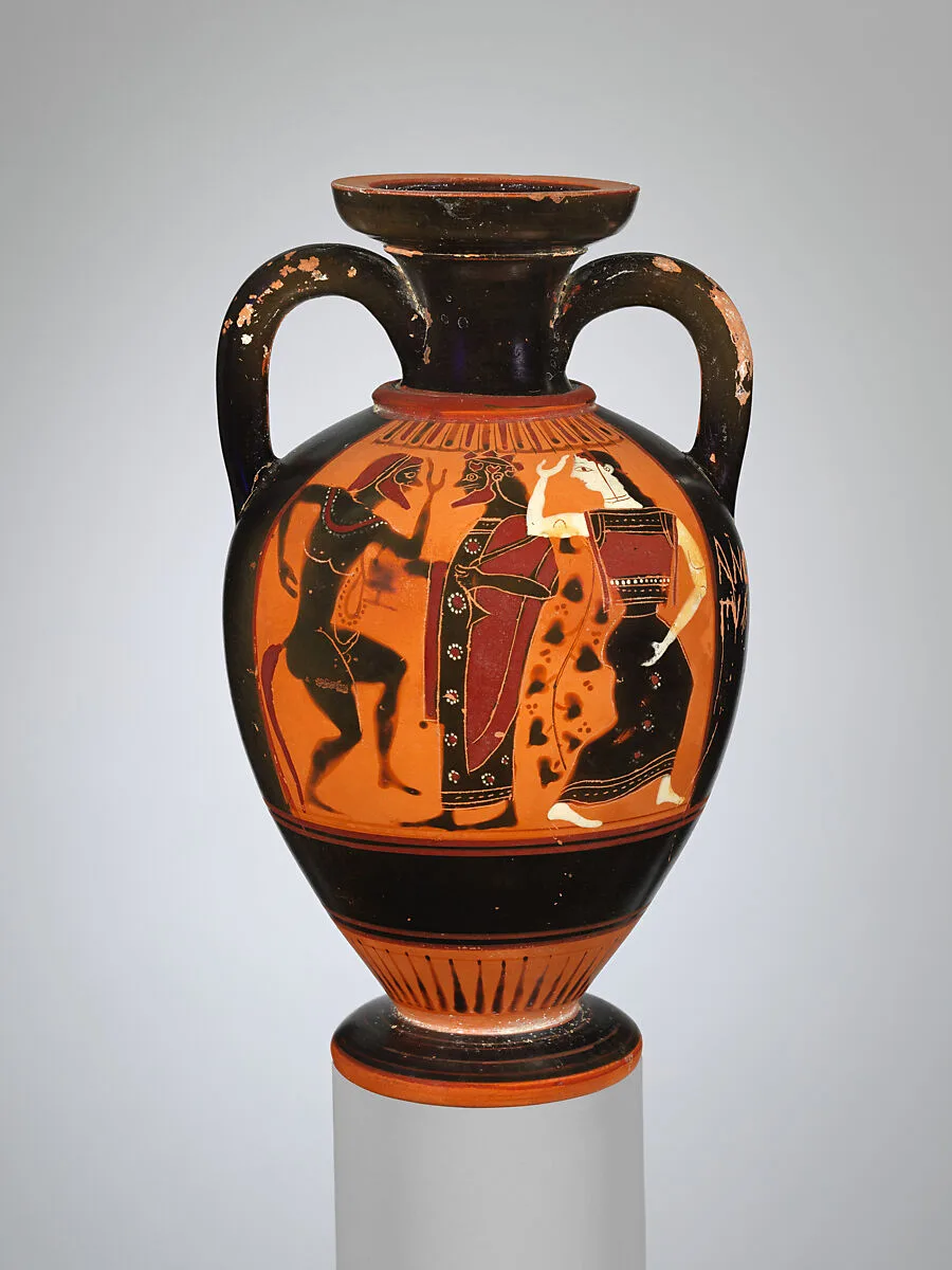 Terracotta neck-amphora (jar) — Unknown