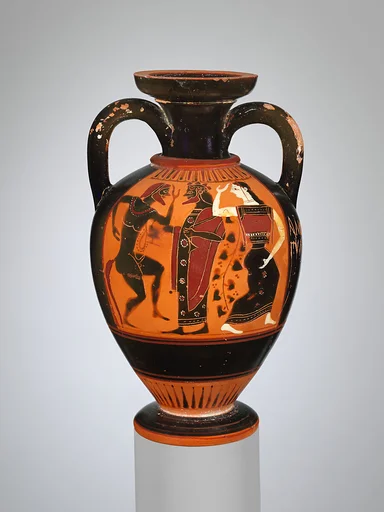 Terracotta neck-amphora (jar)