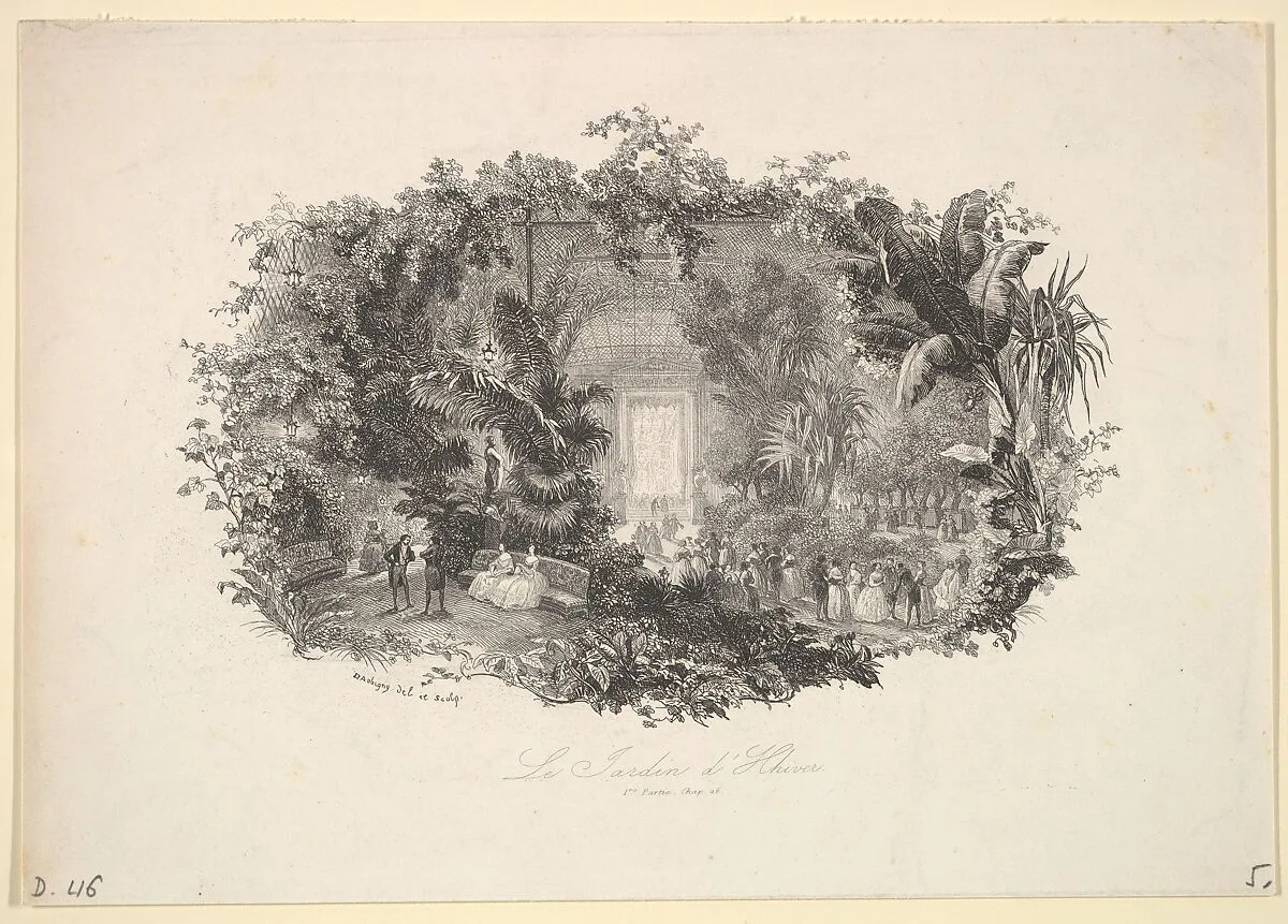 The Winter Garden — Charles-François Daubigny