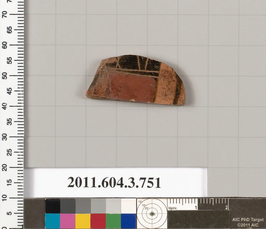 Terracotta fragment of a neck-amphora (jar) — Unknown