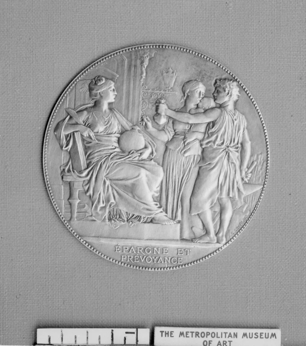 Emblematic of the Utility of the Savings Bank of Paris — Jules-Clément Chaplain