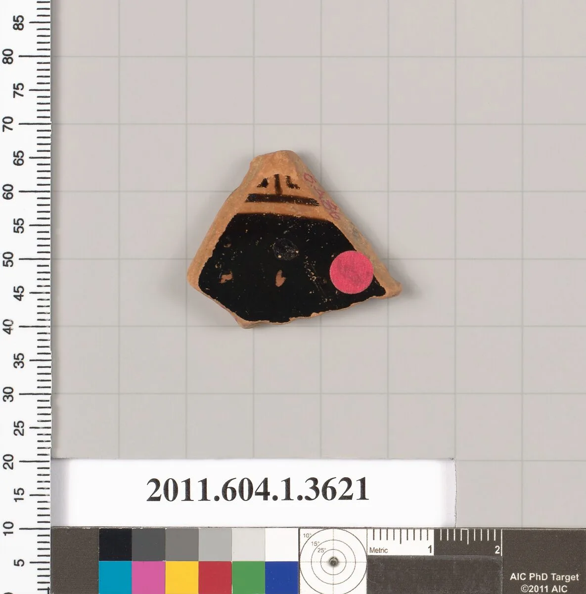 Terracotta fragment of a kylix (drinking cup) — Unknown