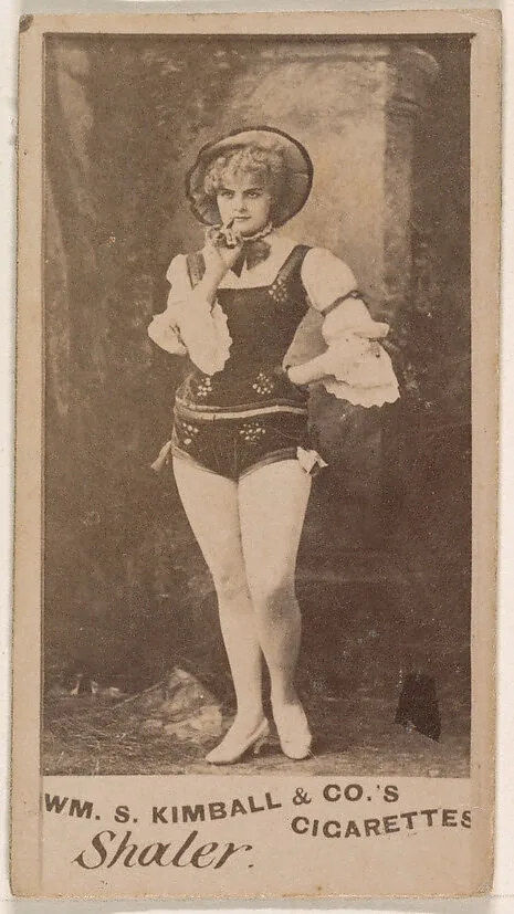 Miss Shaler, from the Actresses series (N203) issued by Wm. S. Kimball & Co. — William S. Kimball & Company