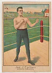 James J. Corbett, World's Champion, from the Dixie Queen Prizefighters of the Past and Present series (T223) — Dixie Queen Plug Cut Smoking Tobacco
