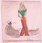 Beach Scene — Marcel Vertès