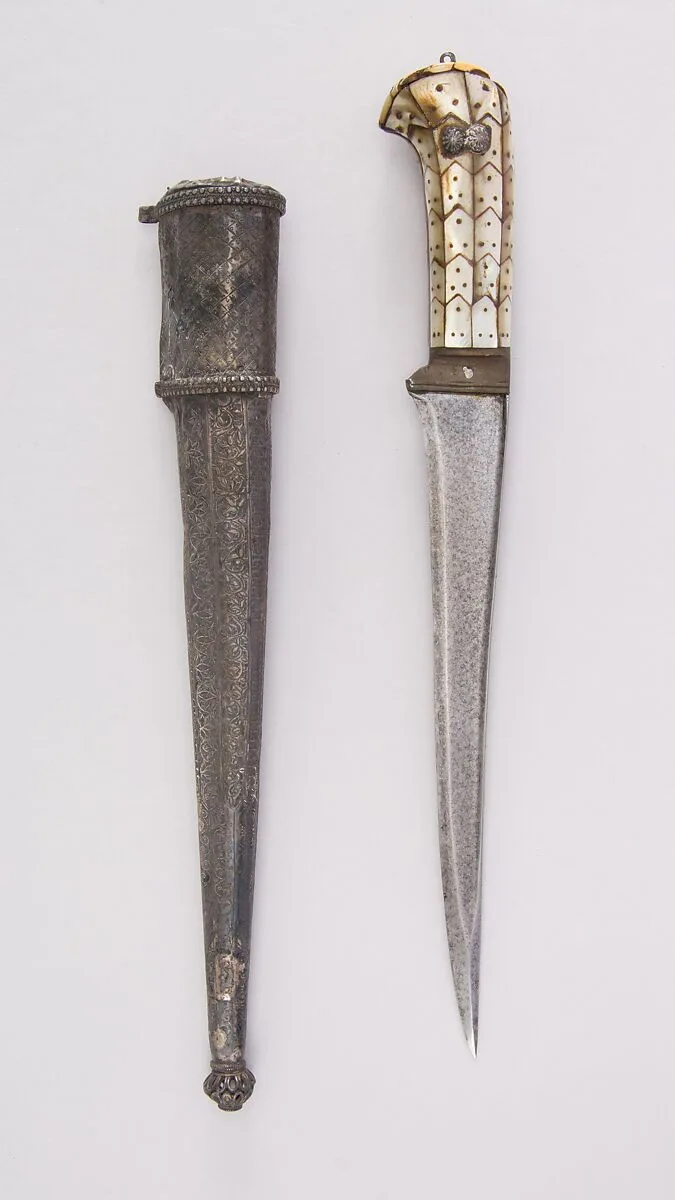 Dagger (Pesh-kabz) with Sheath and Baldric — Unknown