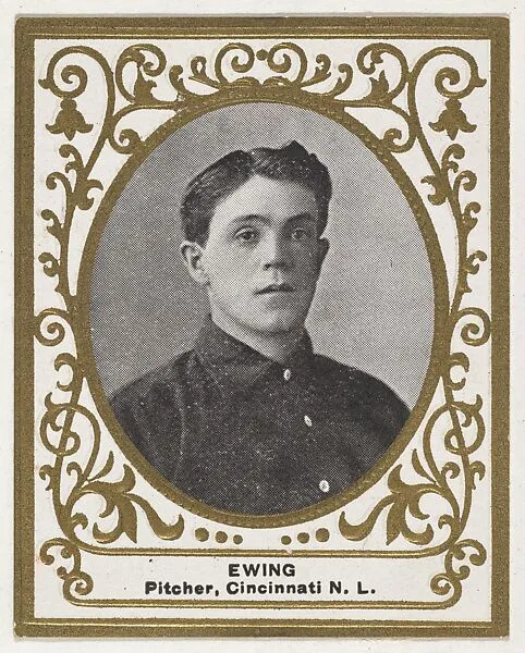 Ewing, Pitcher, Cincinnati, National League, from the Baseball Players (Ramlys) series (T204) issued by the Mentor Company to promote Ramly and T.T.T. Turkish Cigarettes — Mentor Company, Boston|Carl Homer Studios, Boston