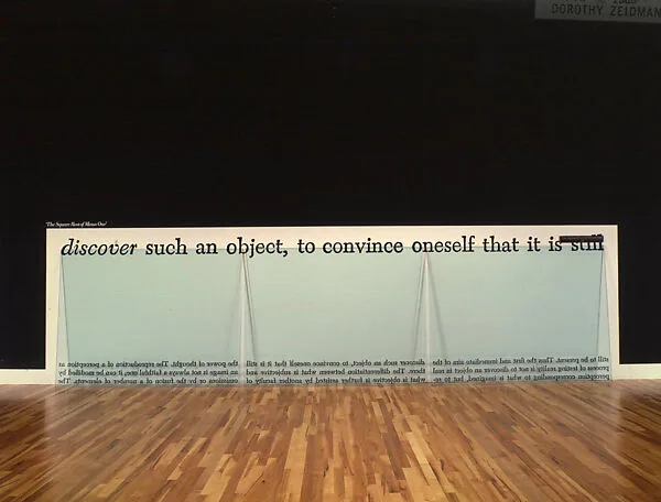 The Square Root of Minus One #3 — Joseph Kosuth
