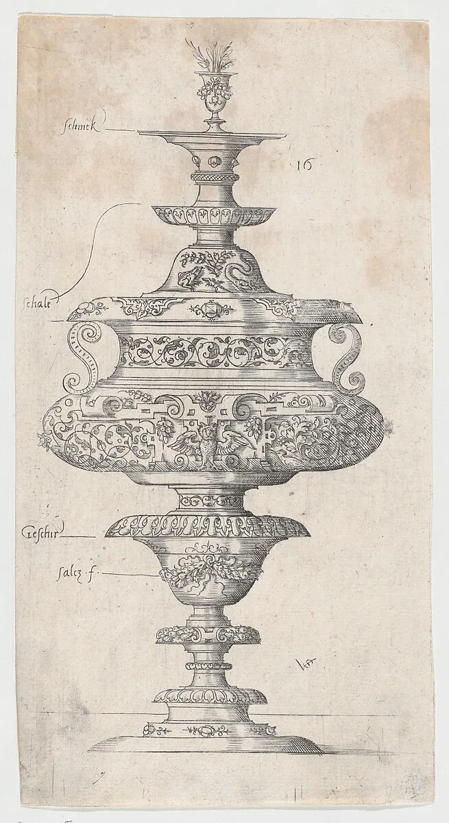 Covered Goblet With Owl — Virgil Solis