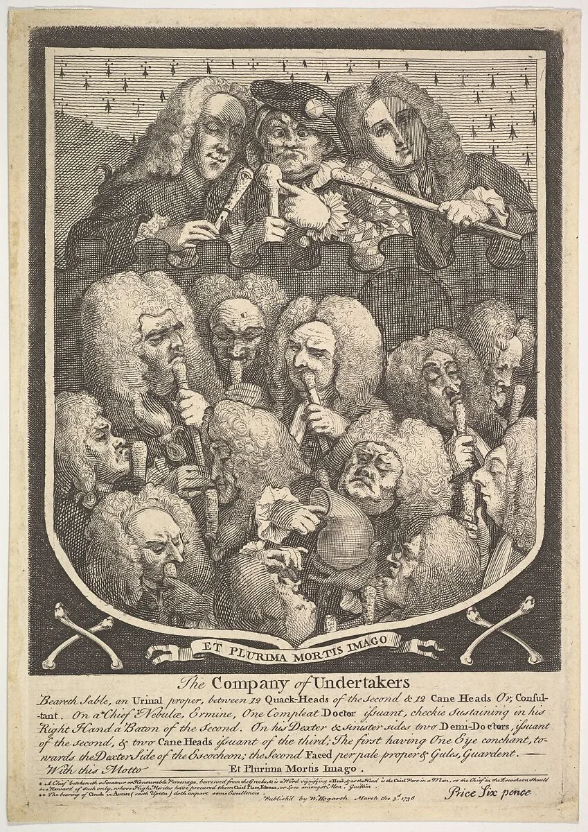 The Company of Undertakers — William Hogarth