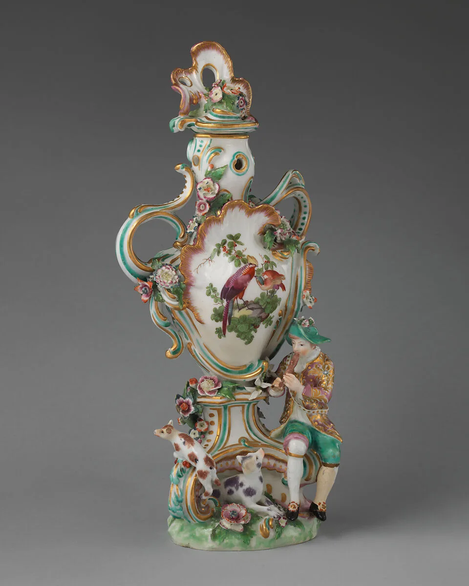 Vase (one of a pair) — Chelsea Porcelain Manufactory
