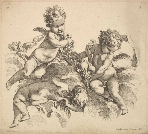 Three Children with a Fruit Plate
