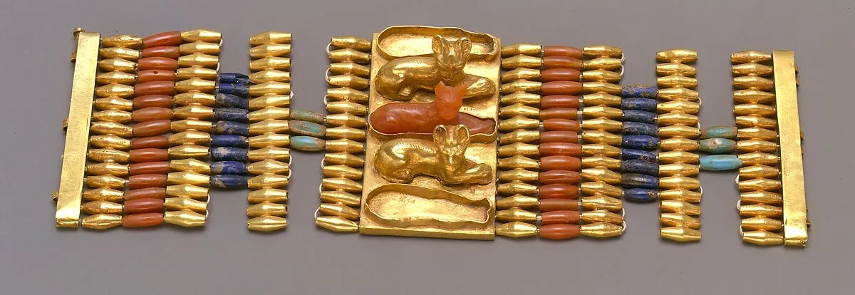 Cuff Bracelets Decorated with Cats — Unknown