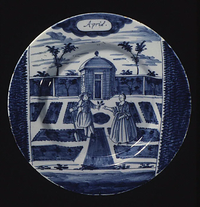 Plate (part of a set) — De Porceleyne Bijl