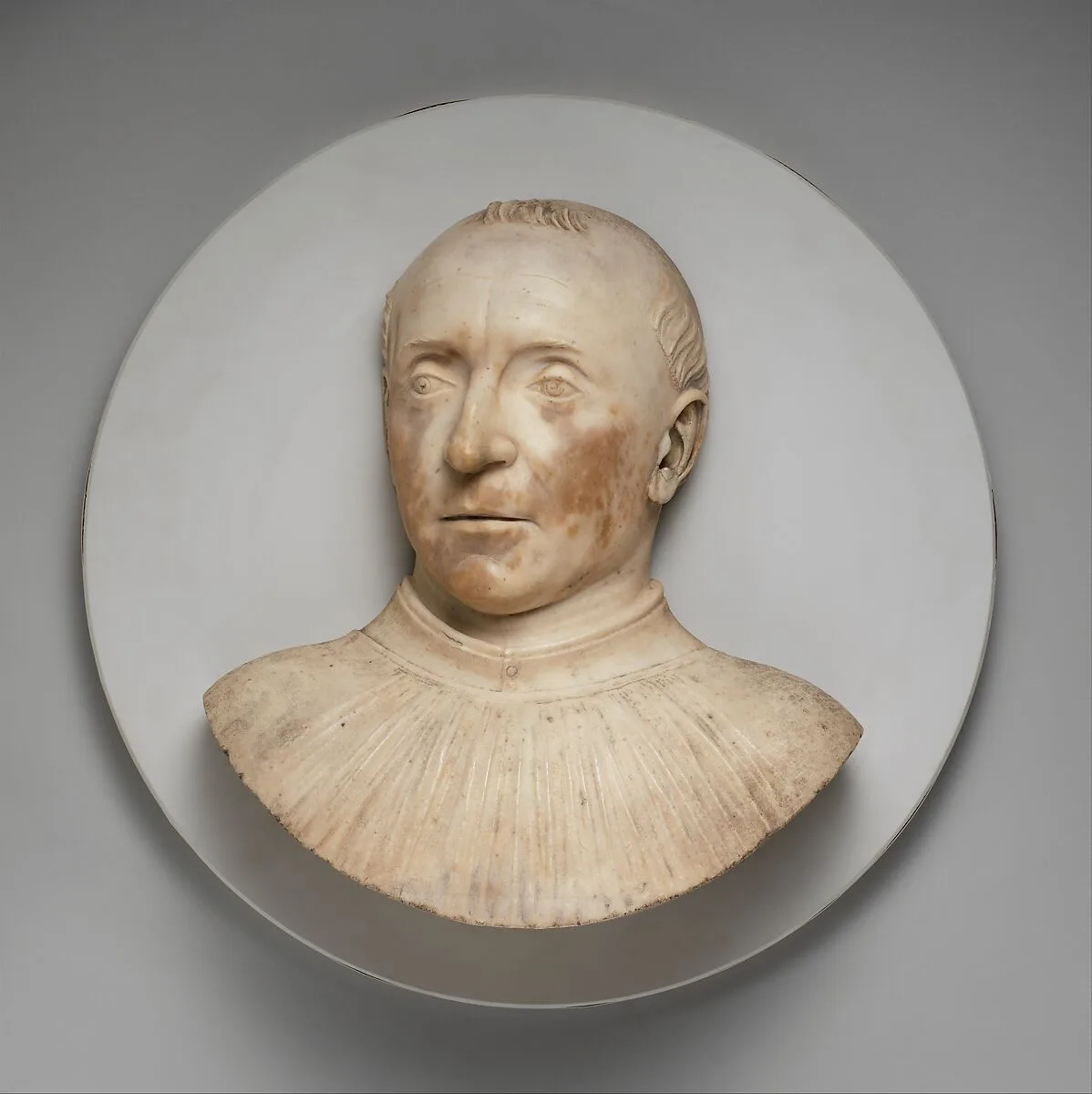 Cardinal Guillaume d'Estouteville (1403–1483), Bishop of Ostia and Cardinal Archbishop of Rouen — Mino da Fiesole (Mino di Giovanni)