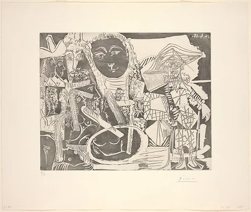 Harlequin and Characters, from 347 Suite