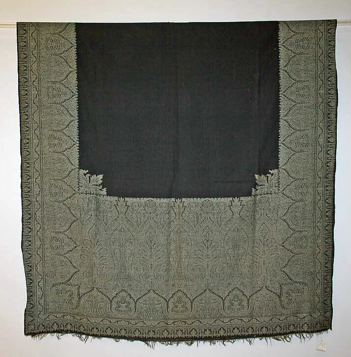 Mourning shawl — Unknown