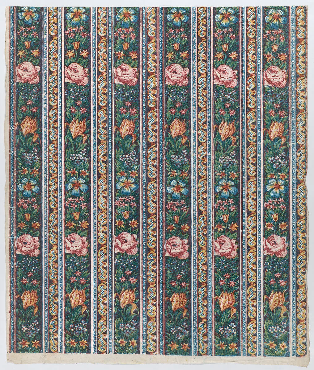 Sheet with a six borders with floral garlands — Anonymous|Remondini Family