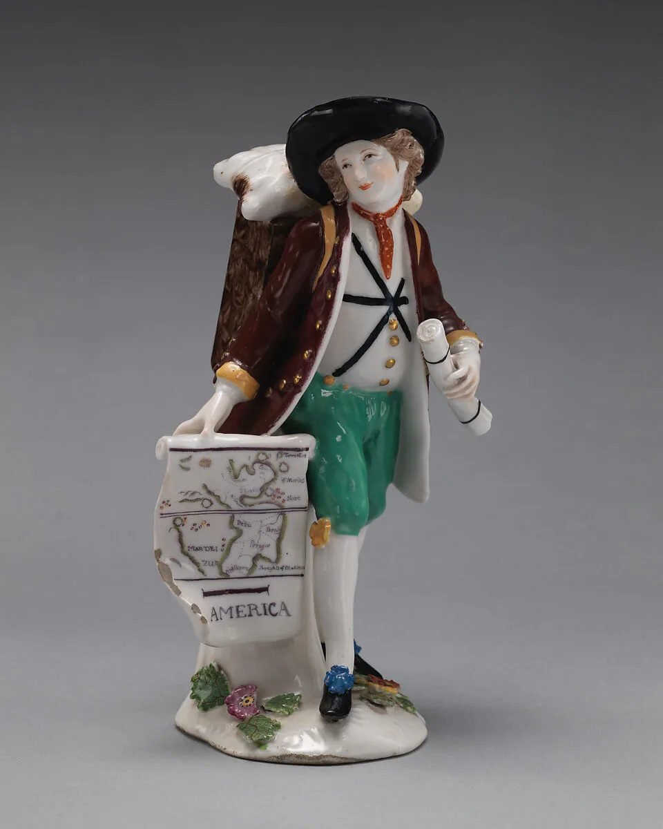 Map seller — Chelsea Porcelain Manufactory