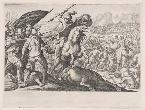 Défaite de la Cavalerie Turque (Defeat of the Turkish Cavalry), from La Vie de Ferdinand Ier de Médicis série appelée aussi Les Batailles des Médicis (The Life of Ferdinand I de'Medici also called The Medici Battles)