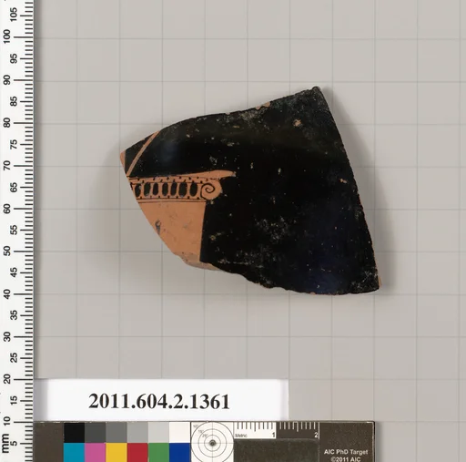 Terracotta fragment of a skyphos (deep drinking cup)
