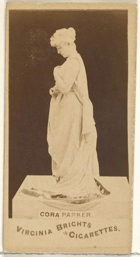 Cora Parker, from the Actors and Actresses series (N45, Type 1) for Virginia Brights Cigarettes