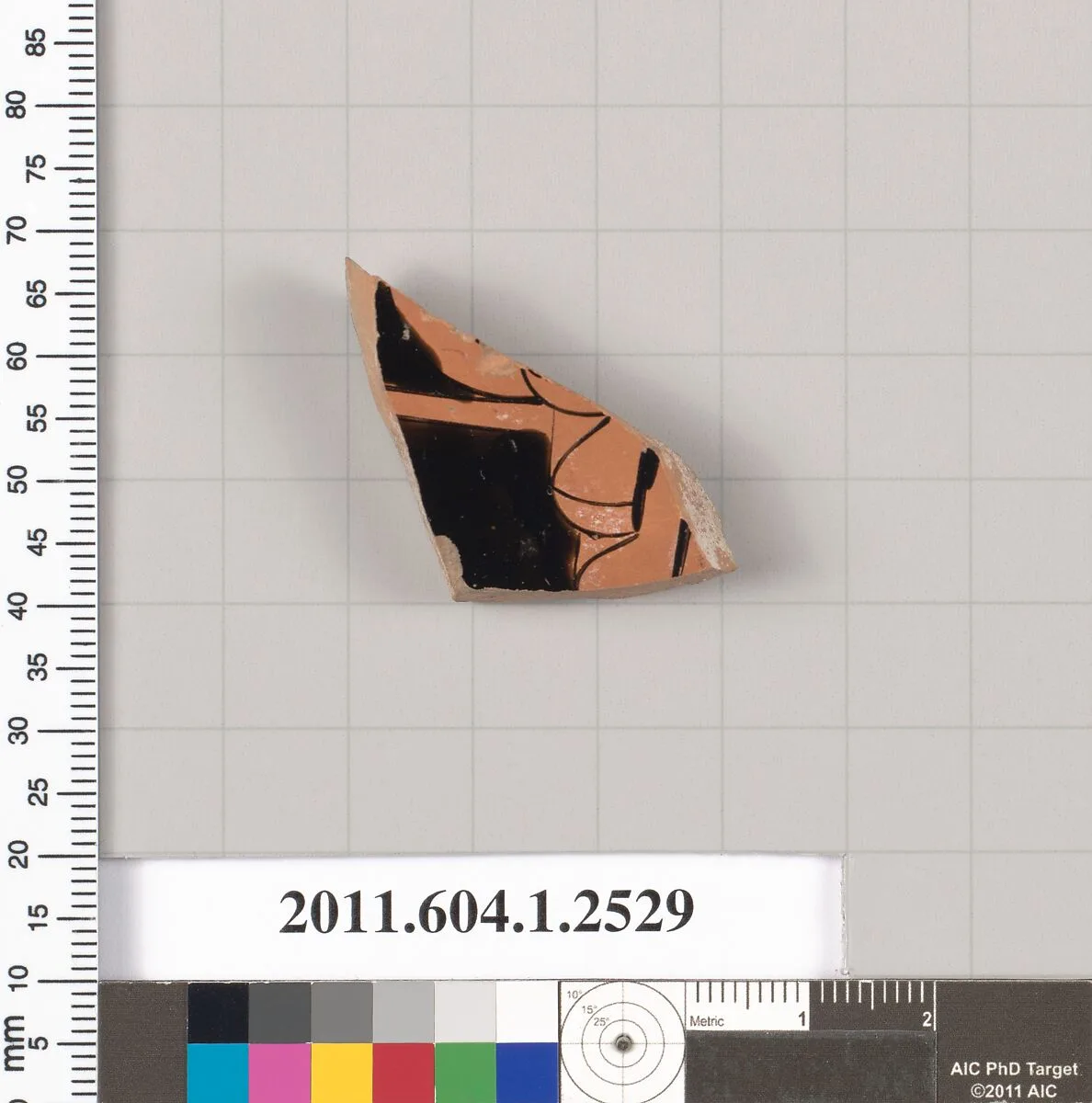 Terracotta fragment of a kylix (drinking cup) — Unknown