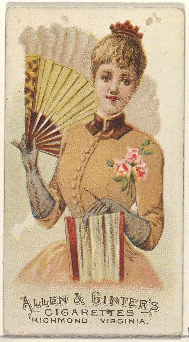 Plate 41, from the Fans of the Period series (N7) for Allen & Ginter Cigarettes Brands — Allen & Ginter|Schumacher & Ettlinger