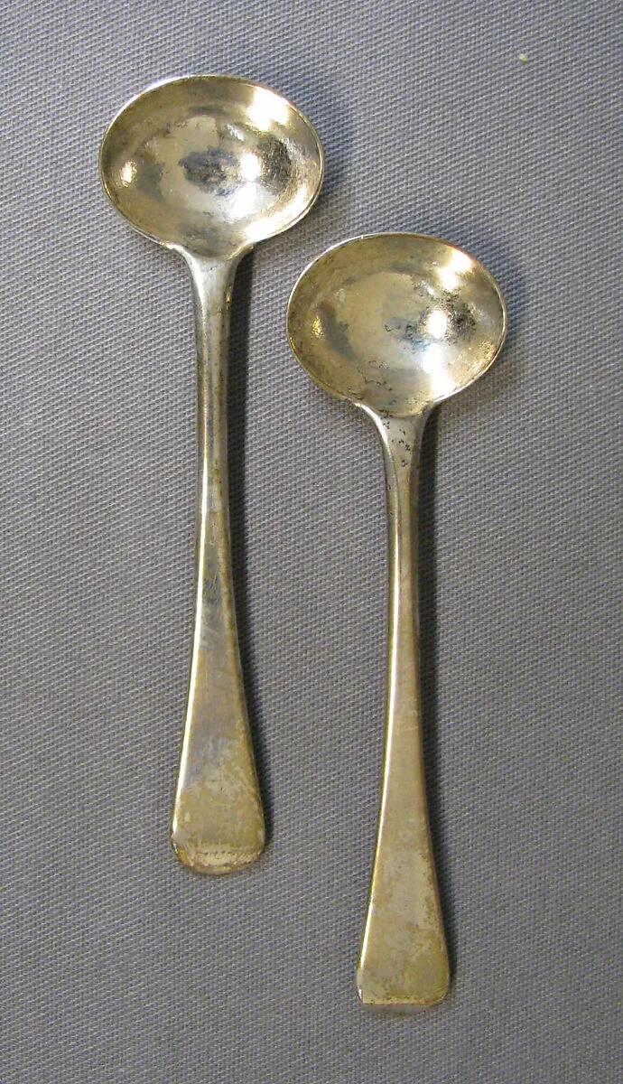 Two salt spoons — James Ede|Alexander Hewat