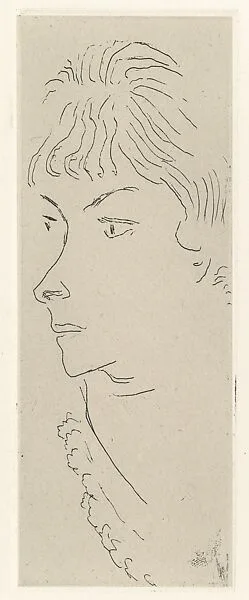 Fanny from Three-Quarters — Henri Matisse