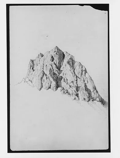 Mountain Study (from Switzerland 1869 Sketchbook)