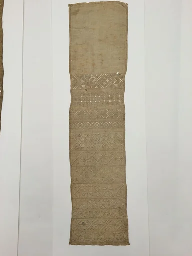 Embroidered whitework sampler