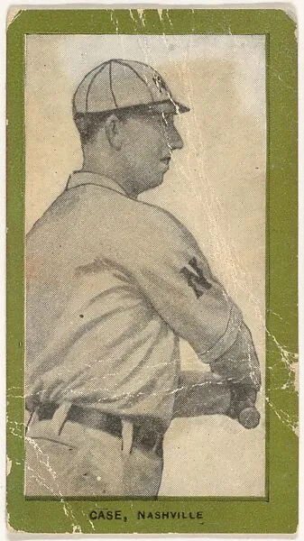 Case, Nashville, from the Baseball Players (Green Borders) series (T211) issued by Red Sun Cigarettes — Red Sun Cigarettes