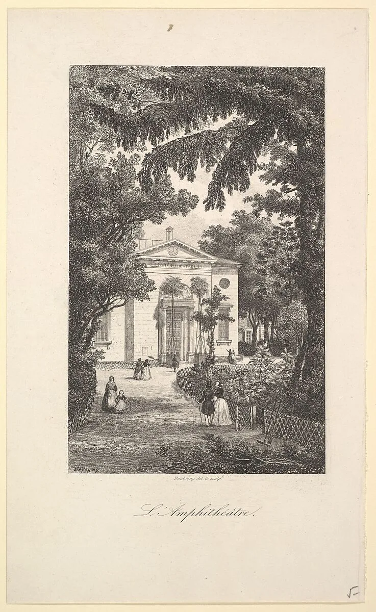 Amphitheater of the Botanical Gardens, Paris — Charles-François Daubigny