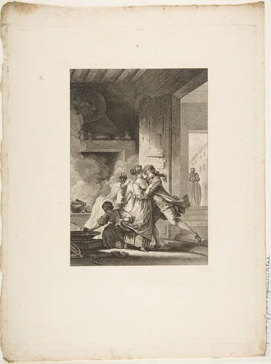 On ne s'avise jamais du tout, from "Contes et nouvelles en vers par Jean de La Fontaine. A Paris, de l'imprimerie de P. Didot, l'an III de la République, 1795"