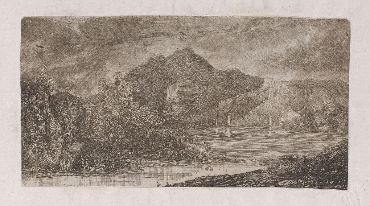 La Lac aux Montagnes (The Lake in the Mountains) — Rodolphe Bresdin