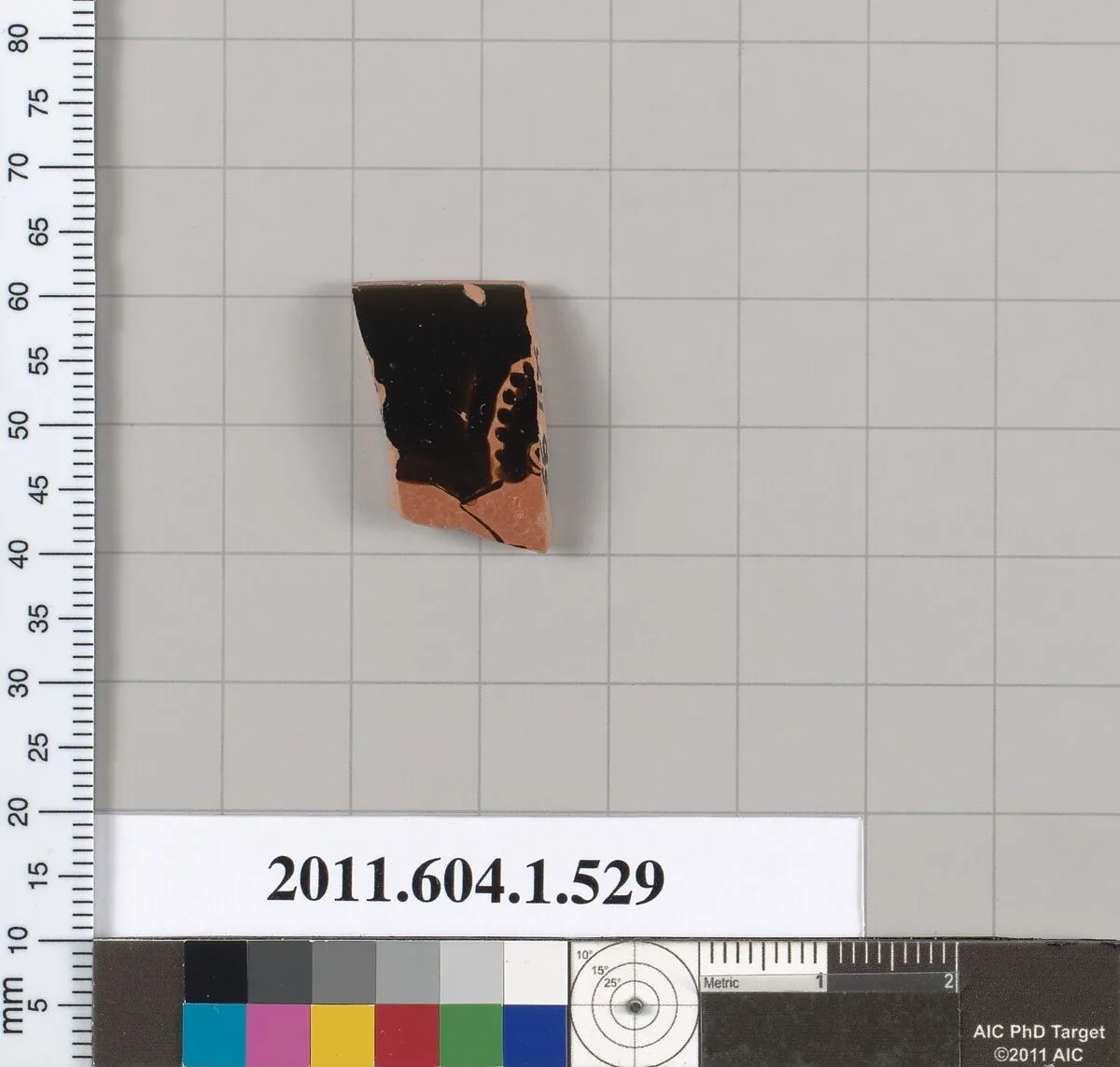 Terracotta rim fragment of a kylix (drinking cup) — Unknown