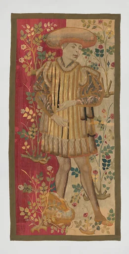 Figures in a Rose Garden: A Gentleman