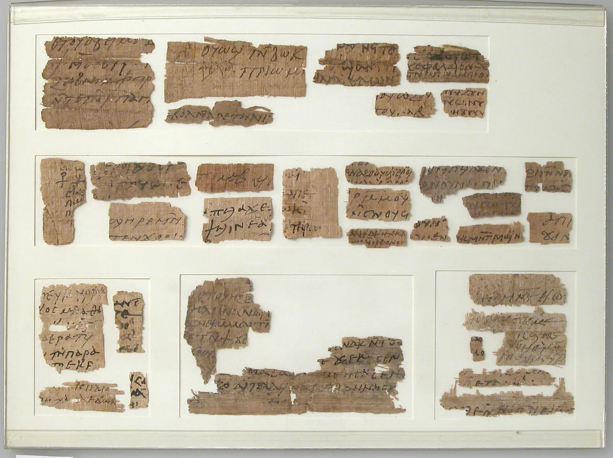 Papyri Fragments — Unknown