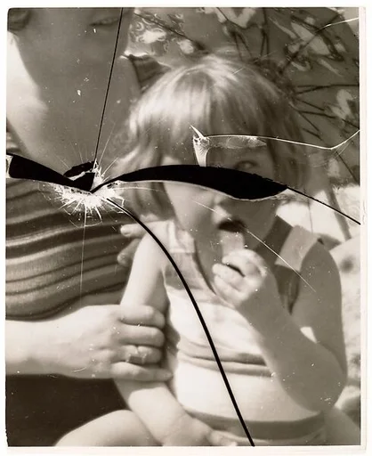 [Mother with Child on Beach]