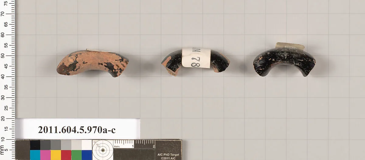 Terracotta fragments of kylikes (drinking cups) — Unknown