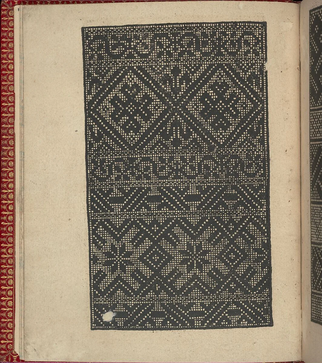 Ce est ung tractat de la noble art de leguille ascavoir ouvraiges de spaigne... page 3 (verso) — Willem Vosterman