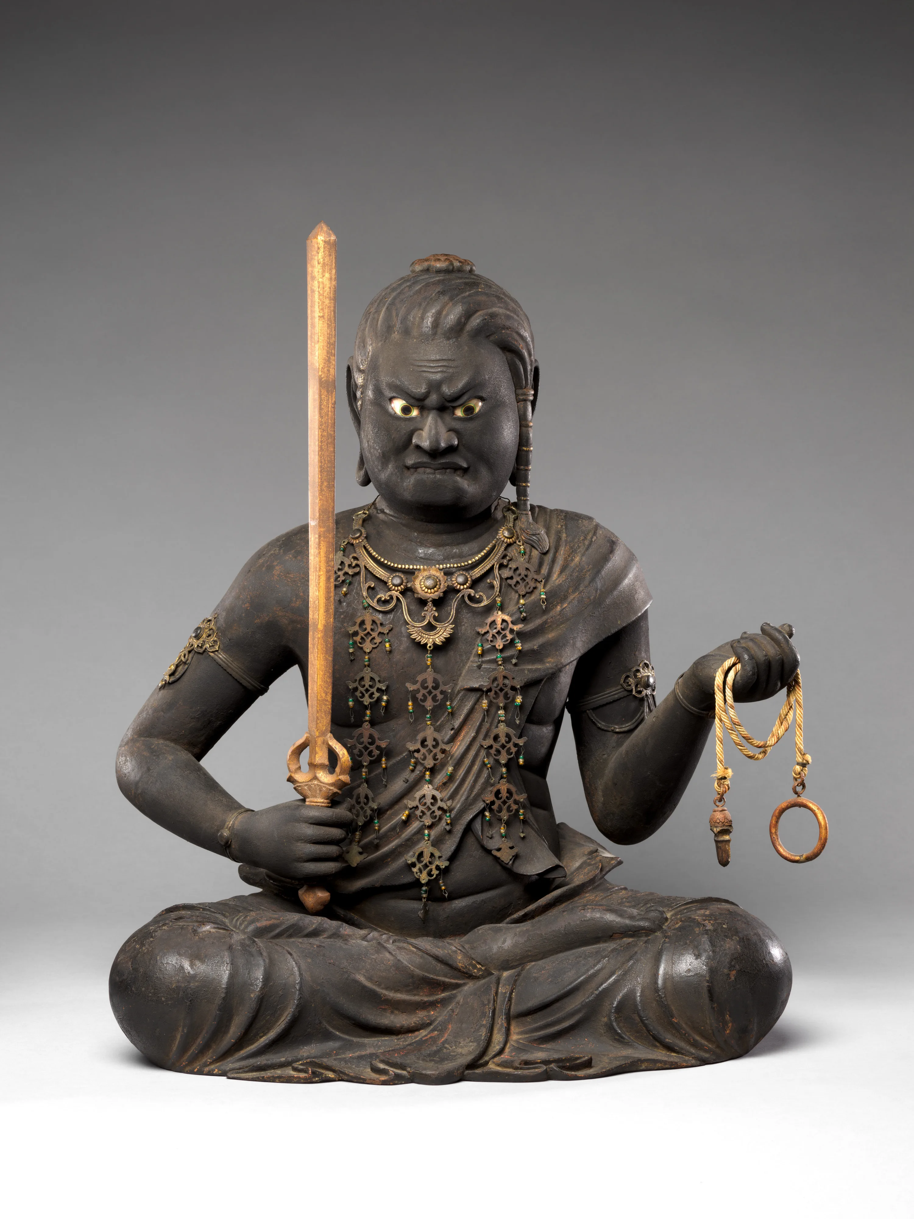 快慶作 不動明王坐像 (Fudō Myōō zazō)|Fudō Myōō, the Immovable Wisdom King (Achala Vidyaraja) — Kaikei