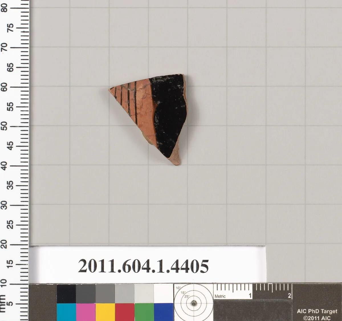 Terracotta fragment of a kylix (drinking cup) — Unknown