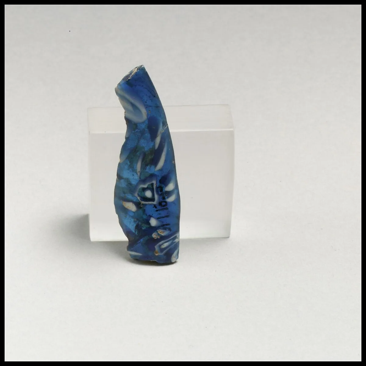 Glass mosaic bowl fragment — Unknown