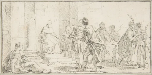 Illustration for a Book: Scene of Peacemaking
